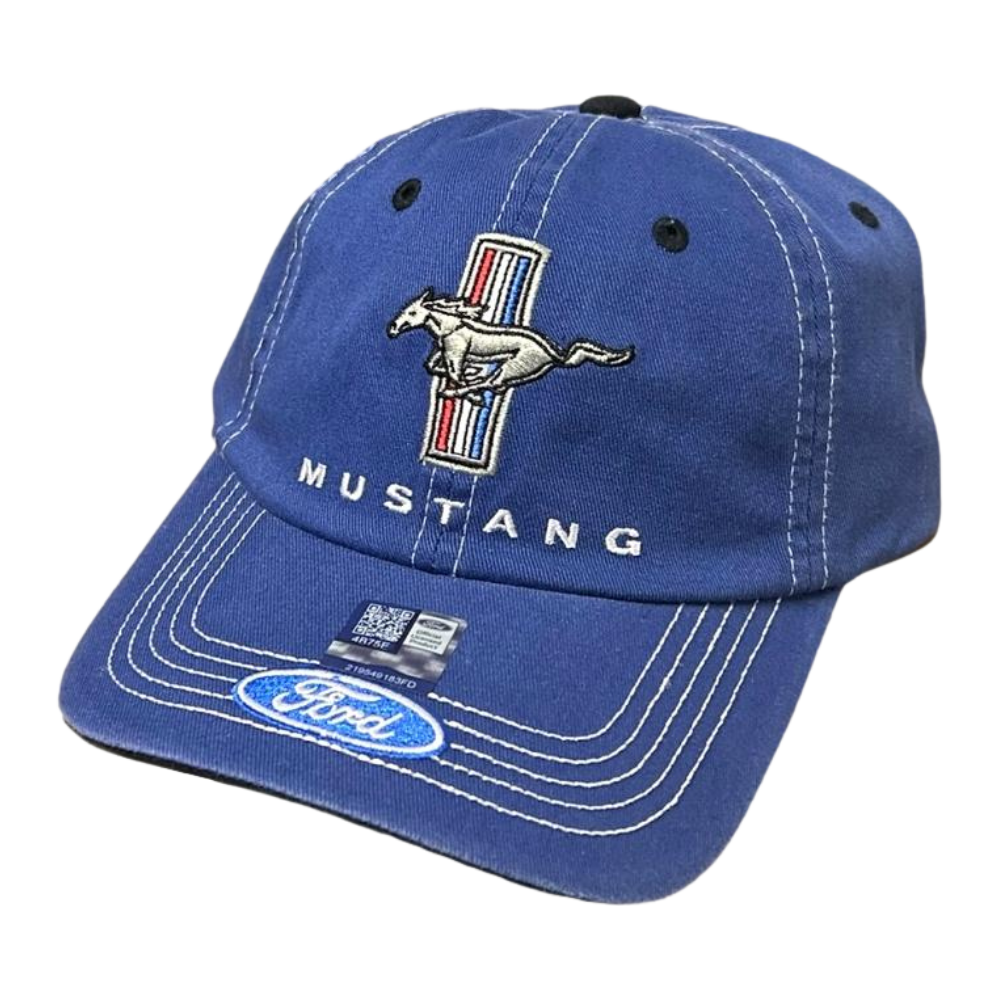 Ford-Mustang-Basecap-royal-blue-2-1 1000X1000 Blaues Cap mit Mustang-Logo