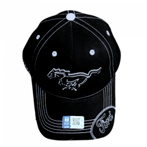 Schwarze Ford Mustang Cap mit Logo