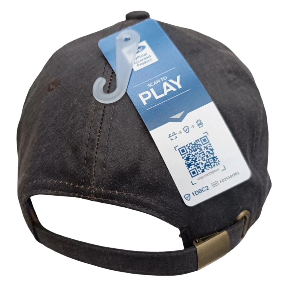 Ford-Mustang-Shop – Ford Basecap – brown – 03 Braune Baseballmütze mit Etikett