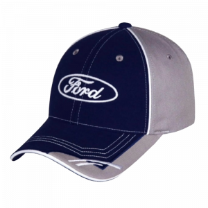 Grau-blaues Ford Basecap mit Logo