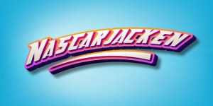 Bunte Schriftzug für Nascarjacken