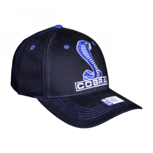 Schwarze Kappe mit Cobra-Logo