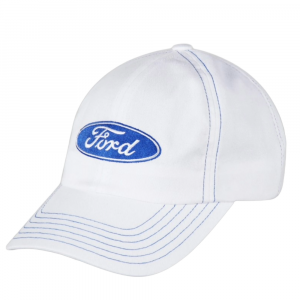 Ford Basecap mit gesticktem Logo in weiss